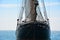 Queen Galadriel at anchor in Studland Bay