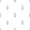 Queen guard soldiers cute seamless vector pattern.