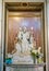 Queen of Peace statue in the Basilica of Santa Maria Maggiore in Rome, Italy.