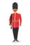 Queen`s Guard vector Illustration. English Royal Guard cartoon style icon