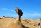 Queen`s head Stone on Yehliu Geopark, Taipei, Taiwan