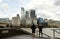 The Queen`s Walk is a promenade located on the southern bank of the River Thames in London, England, between Lambeth Bridge and To