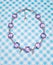 Queen Style Beautiful Purple Gem Necklace