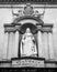 Queen Victoria Statue on Facade of Victoria Art Gallery in Bath