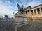 Queen Victoria statue at St George Hall in Liverpool