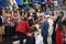 Queens Coronation at the 2019 Spirit Mountain Casino Grand Floral Parade at Moda Center in Portland, Oregon