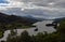 Queens veiw overlooking loch tummel in Scotland