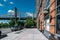 Queensboro bridge and apartment buildings of Roosevelt Island