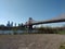 Queensboro Bridge from Roosevelt Island, Ed Koch Queensboro Bridge or the 59th Street Bridge, NYC, NY, USA