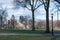 Queensbridge Park with a Street Light and Open Space in Long Island City Queens New York