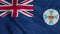 Queensland state flag, Australia, waving in the wind, background