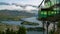 Queenstown, New Zealand in Panoramic View.