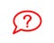 Question bubble icon.