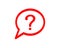 Question bubble icon.