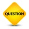 Question elegant yellow diamond button