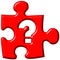 Question mark puzzle piece