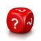 Question Mark Red Dice