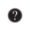 Question mark solid icon, help sign, FAQ