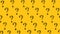 Question marks on yellow