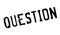 Question rubber stamp