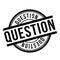 Question rubber stamp