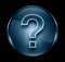 Question symbol icon dark blue