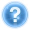 Question symbol icon ice