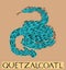 Quetzalcoatl with title