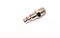 Quick coupler isolate on a white background, chrome wind coupling tool, sleek thread Isolated on a white background