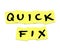 Quick Fix Words on Sticky Notes - Repair Solution Answer