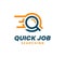 Quick Job Logo Template Design