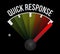 Quick response speedometer