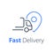 Quick ruck delivery concept, distribution services, logistics solution, transportation company