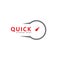 Quick Time logo vector template