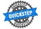 Quickstep stamp. quickstep grunge round sign.