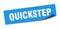 quickstep sticker. quickstep square sign. quickstep