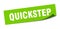quickstep sticker. quickstep square sign. quickstep