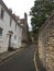 Quiet back street leading up to Lincoln Cathedral