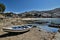 A quiet bay in Comunidad Challapampa. Isla del Sol. Lake Titicaca. Bolivia