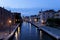 Quiet canal in venice