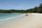 Quiet day at the Hat Sai Kaew Beach at Koh Samet in Thailand