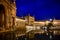 Quiet evening at Plaza de EspaÃ±a in Sevilla, Spain