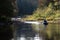 Quiet kayak  paddle through Algonquin Park