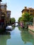 Quiet Little canal on Lido, Venice