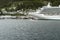 Quiet moorage and homes on the ridge overlooking the harbour, Ketchikan, Alaska