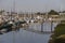 Quiet Morning at Berkeley Marina on San Francisco Bay.