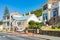 Quiet neighbourhood of small coastal town of Muizenberg