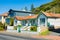 Quiet neighbourhood of small coastal town of Muizenberg