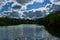 Quiet Pool and dark clouds