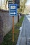 Quiet Residential Street near Tervuren Park in Belgium with Cycling Sign